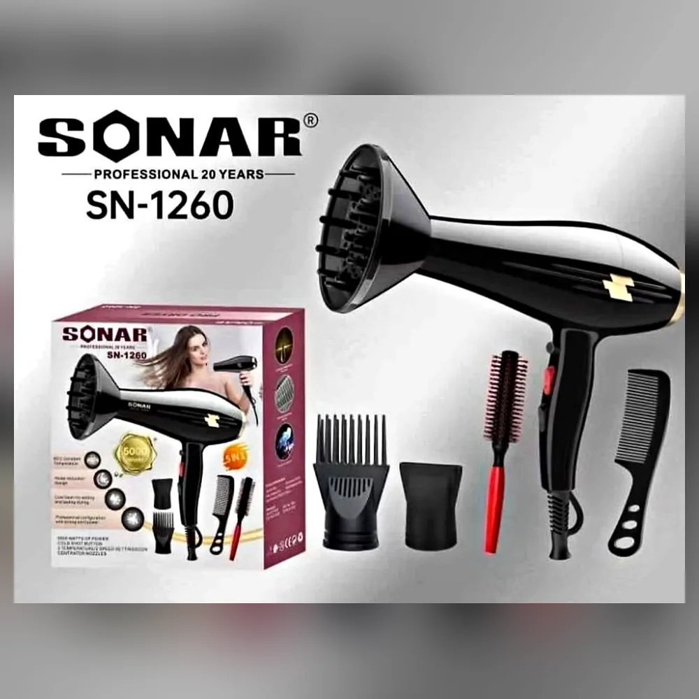 Secadora Sonar SN-1260 · 5 en 1